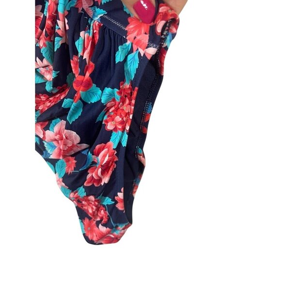 Johny Was Floral Tank Swim XL One Piece Japer Tropical Resort Vacation Preppy - Picture 6 of 15